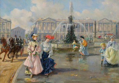 Place de la Concorde by Joaquín Pallarés Allustante
